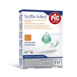 Pic Solution Soffix Med Αυτοκόλλητες Γάζες 5cm x 7cm 5τμχ