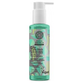 Natura Siberica Gel Bereza Polar White Birch Pore-Refining Face Καθαριστικό Τζέλ Προσώπου Μείωση Πόρων για Λιπαρή & Ακνεϊκή επιδερμίδα 145ml