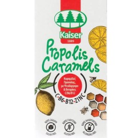 Kaiser Propolis Caramels, Καραμέλες Πρόπολης, με Ψευδάργυρο & Βιταμίνες C/B6/B12 6τμχ