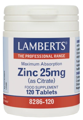 Lamberts Zinc 25mg 120tabs
