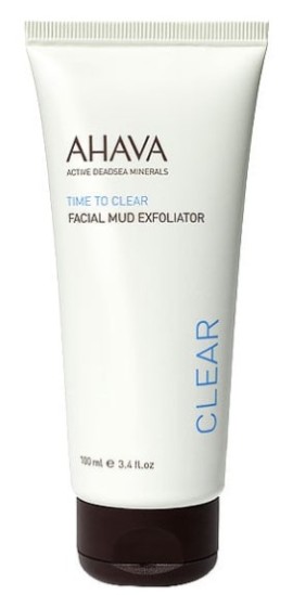 Ahava Time To Clear Facial Mud Exfoliator, για Απολέπιση Προσώπου, 100ml