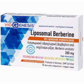 Viogenesis Liposomal Berberine 200 mg 30 φυτικές κάψουλες