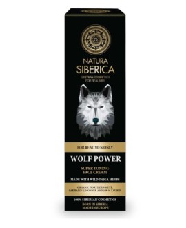 Natura Siberica Man Wolf Power Super Toning Face Cream 50ml (Σούπερ Τονωτική Κρέμα Προσώπου για Άνδρες)