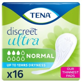 Tena Discreet Ultra Normal Σερβιέτα Ακράτειας, 16τεμ