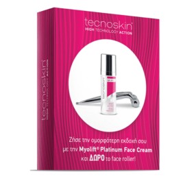 Tecnoskin Gift Box Myolift Platinum Face Cream Κρέμα Προσώπου για Επιδερμίδες 50+ 50ml & Δώρο Face Roller