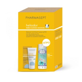 Pharmasept Heliodor Promo Babys Summer Essentials με Heliodor Βaby Sun Cream Βρεφική Αντιηλιακή Κρέμα SPF50 100ml & Δώρο Baby Mild Bath Απαλό Βρεφικό Αφρόλουτρο, 250ml