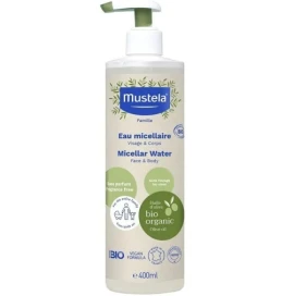 Mustela Bio Micellar Water Μικκυλιακό Nερό Kαθαρισμού για Μωρά, 400ml