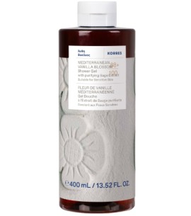 Korres Renewing Body Cleanser Mediterranean Vanilla Blossom Αφρόλουτρο με Άνθη Βανίλιας, 400ml