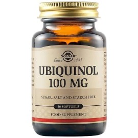 Solgar Ubiquinol 100mg Συμπλήρωμα Διατροφής Ουμπικινόλης για Ενίσχυση της Παραγωγής Ενέργειας - Ιδανικό σε Περιπτώσεις με Μυϊκές Αδυναμίες 50softgels