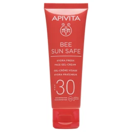 Apivita Bee Sun Safe Hydra Fresh Face SPF30 Ενυδατική Αντηλιακή Κρέμα Gel Προσώπου Ελαφριάς Υφής με Θαλάσσια Φύκη και Πρόπολη 50ml