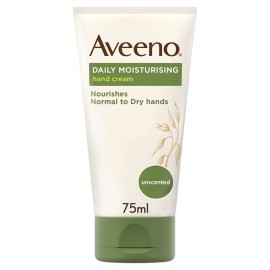 Aveeno Daily Moisturising Hand Cream Ενυδατική Κρέμα Χεριών Χωρίς Άρωμα 75ml