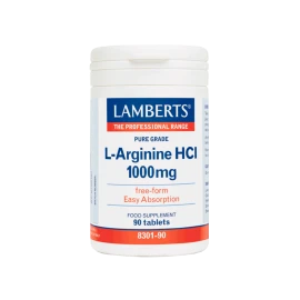Lamberts L-Arginine HCI 1000mg 90 ταμπλέτες