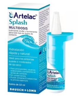 Bausch & Lomb Artelac Splash Multidosis Άμεση Ανακούφιση για τα Ξηρά Μάτια 10ml