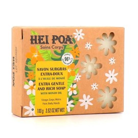 Hei Poa Extra Gentle & Rich Soap with Monoi Oil Εξαιρετικά Απαλό Φυτικό Σαπούνι με Λάδι Monoi Ιδανικό για Όλο το Σώμα 100gr