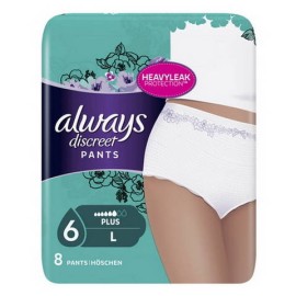 Always Discreet Pants  Plus 6 Large 8τμχ