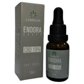 Cannsun Endora Drops CBD 15% THC Free Έλαιο Κάνναβης 15ml