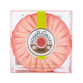 Roger & Gallet Fleur de Figuier Savon Frais Boîte Cristal Perfumed Soap Αρωματικό Σαπούνι Σύκο 100gr