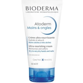 Bioderma Atoderm Mains & Ongles Εξαιρετικά Επανορθωτική & Ενυδατική Κρέμα Χεριών & Νυχιών για Κανονικό προς Ξηρό Δέρμα, 50ml