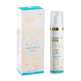 Panthenol Extra Sun Care Diaphanous SPF30 Διάφανο Αντιηλιακό Gel Προσώπου με Αντλία, 50ml