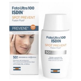 Isdin Foto Ultra 100 Spot Prevent Fusion Fluid SPF50+ Λεπτόρευστη Αντηλιακή Κρέμα για Πρόληψη των Σκούρων Κηλίδων 50ml