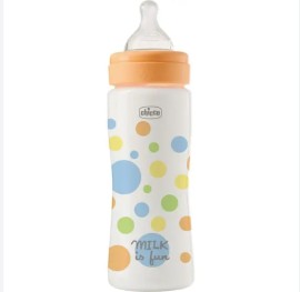 Chicco Well Being Baby Bottle Anti-Colic System Plastic 4m+, 330ml
