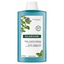 Klorane Bio Detox Mint Shampoo Σαμπουάν Αποτοξίνωσης από την Ρύπανση με Υδάτινη Μέντα 200ml