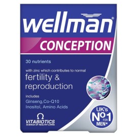 Vitabiotics Wellman Conception, Συμπλήρωμα για την Καλή Ανδρική Αναπαραγωγική Υγεία 30Tabs