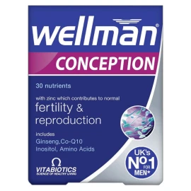 Vitabiotics Wellman Conception, Συμπλήρωμα για την Καλή Ανδρική Αναπαραγωγική Υγεία 30Tabs