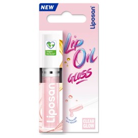 Liposan Lip Oil Gloss CLear Glow Ελαιώδες Gloss Χειλιών Για Λάμψη & Αίσθηση Όγκου Στα Χείλη 5.5ml