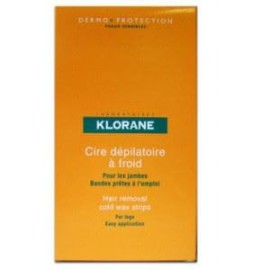 Klorane Cold Wax Strips with sweet almond 6τμχ