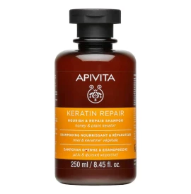 Apivita Keratin Repair Nourish & Repair Shampoo With Honey & Plant Keratin 250ml