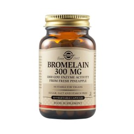 Solgar Bromelain 300mg Βρομελαΐνη , 60 veg.caps