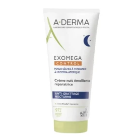 A-Derma Exomega Control Repairing Emollient Night Cream, 200ml