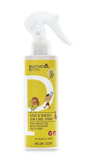 Panthenol Extra Kids & Babies Sun Care Spray Παιδικό Αντηλιακό Σπρέι SPF 50 με Άρωμα Πεπόνι 6m+, 250ml