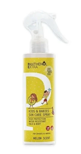 Panthenol Extra Kids & Babies Sun Care Spray Παιδικό Αντηλιακό Σπρέι SPF 50 με Άρωμα Πεπόνι 6m+, 250ml