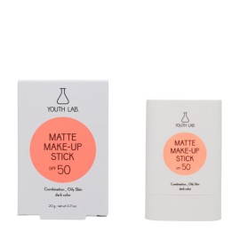 Youth Lab. Matte Make-up Stick SPF50 – Make-up με Αντηλιακή Προστασία & Ματ Αποτέλεσμα dark color 20g