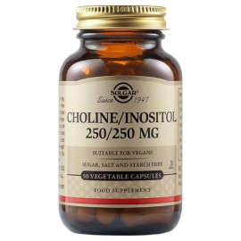 Solgar Choline 250 Inositol 250mg 50vcaps