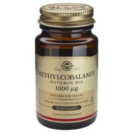 Solgar Methylcobalamin Vitamin B12 1000mg 30 υπογλώσσια δισκία