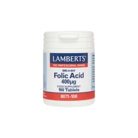 Lamberts Folic Acid 400μg 100 ταμπλέτες