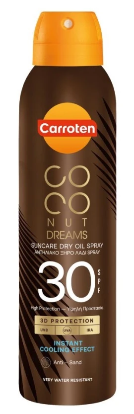Carroten Coconut Dreams Suncare Dry Oil with Instant Cooling Effect SPF30 150ml