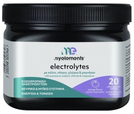 My Elements Electrolytes Συμπλήρωμα Διατροφής Ηλεκτρολυτών με Κάλιο, Νάτριο, Χλώριο & Μαγνήσιο 20 Αναβράζουσες Ταμπλέτες