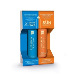 Intermed Luxurious Sun Care Αντιοξειδωτικό Mist Για Πρόσωπο & Σώμα 200ml & Αντιοξειδωτικό  Invisible Spray spf50+ Με Βιταμίνη C 200ml