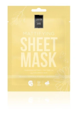 Lavish Care Mattifying Face Sheet Mask Μάσκα Προσώπου κατά της λιπαρότητας, 25g