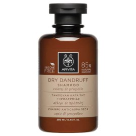 Apivita Dry Dandruff shampoo Σαμπουάν Κατά Της Ξηροδερμίας Με Σέλερι & Πρόπολη 250ml