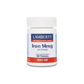 Lamberts Iron 14mg 100 ταμπλέτες