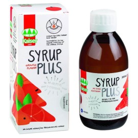 Kaiser Syrup Plus Orange Flavor, Αποχρεμπτικό Σιρόπι με γευση πορτοκαλι 200ml