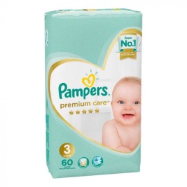 Pampers Premium Care no 3 (  6-10kg) 60τμχ