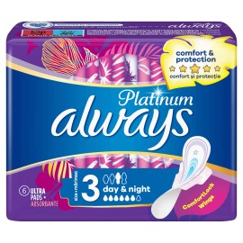 Always Platinum Ultra Day & Night Σερβιέτες Νο3 6τμχ