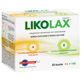 Bionat Likolax Συμπλήρωμα Διατροφής για τη Δυσκοιλιότητα 6 φακελάκια A + 14 φακελάκια B