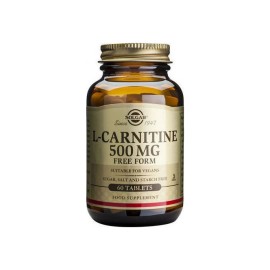 Solgar L-Carnitine 500Mg Αύξηση Αντοχής & της Φυσικής Λειτουργείας του Μεταβολισμού 60tabs